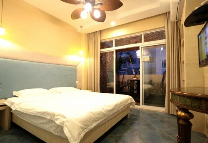 昌达海景花园--地中海阳台大床