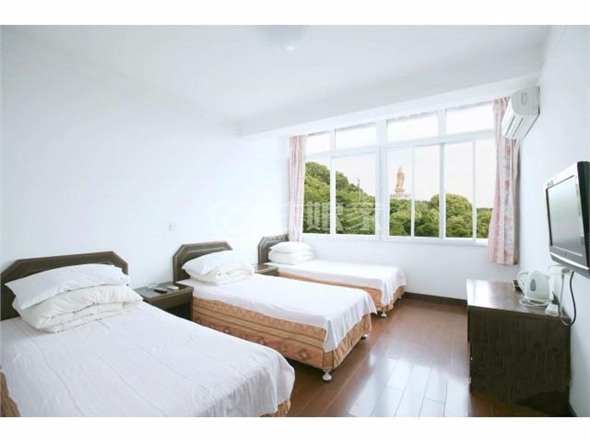 *普陀山住宿/听潮阁三人海景房 （南