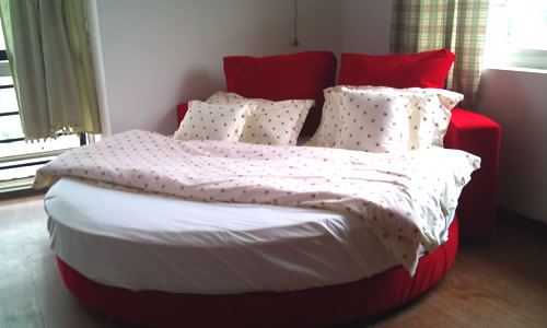 杭州酒店式公寓 圆床