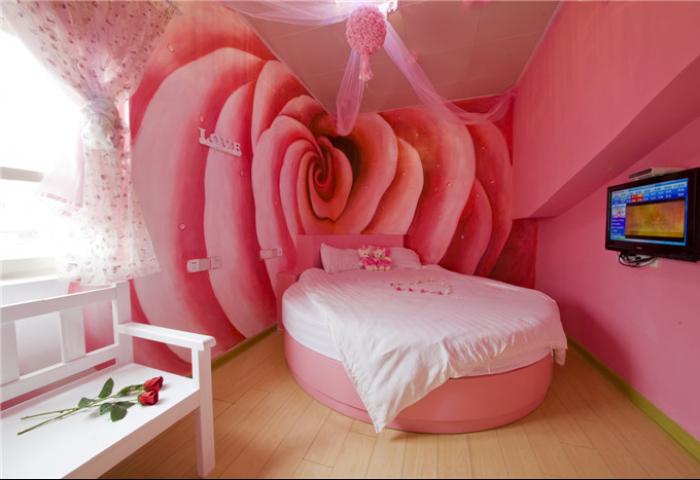 402盛开的玫瑰2.2米圆床