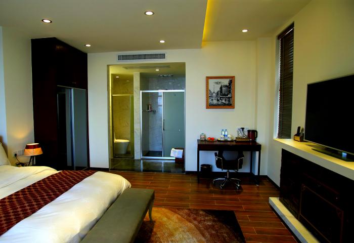 花园海景大床房