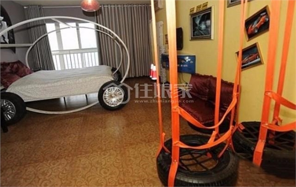 *喜欢车？不来汽车主题房感受一下你伤